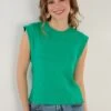 LELA Crew Neck- Top - Benetton Color -Stijl Verkoop 6378a1a191e6428f84451488d69efd8e