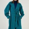 LELA Loose Fit - Trenchcoat - Green -Stijl Verkoop 644e38e68d26402391a6ab604d221629