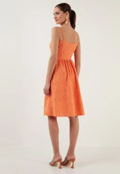 LELA Regular Fit - Jurk - Orange -Stijl Verkoop 678ec93509bf47239b1e84c5b333751b