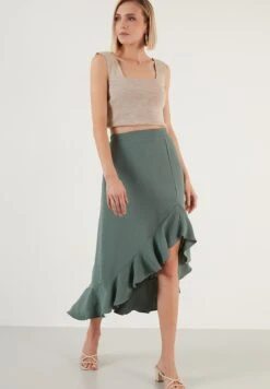 LELA Regular Fit - A-Lijn Rok - Mint 7 LELA Regular Fit - A-Lijn Rok - Mint -Stijl Verkoop 68ec77ff0d544bedb1dc67c8efcf738d