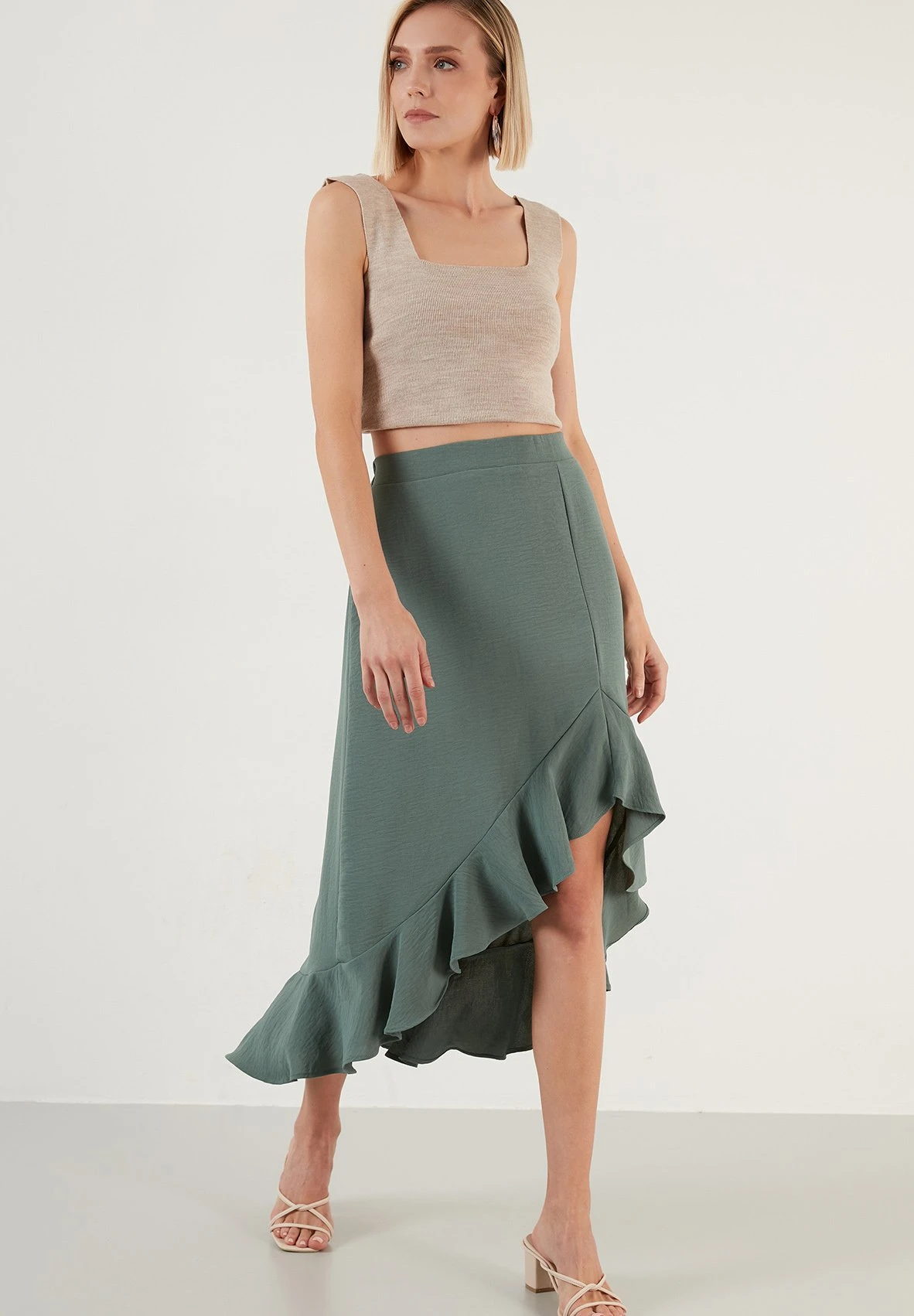 LELA Regular Fit - A-Lijn Rok - Mint 3 LELA Regular Fit - A-Lijn Rok - Mint - Afbeelding 2