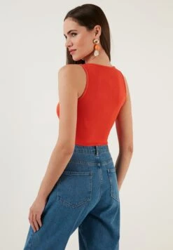 LELA Top - Orange -Stijl Verkoop 6a426294e7634c80bf0eefdff2ab57f0