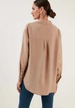 LELA Regular Fit - Overhemdblouse - Mink -Stijl Verkoop 6a635521ac7643aea8151471b4a1ace6