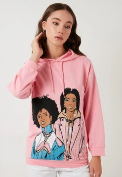 LELA Regular Fit - Hoodie - Pink -Stijl Verkoop 6ab6ae29c2c14b9896a7873a5db0b29c