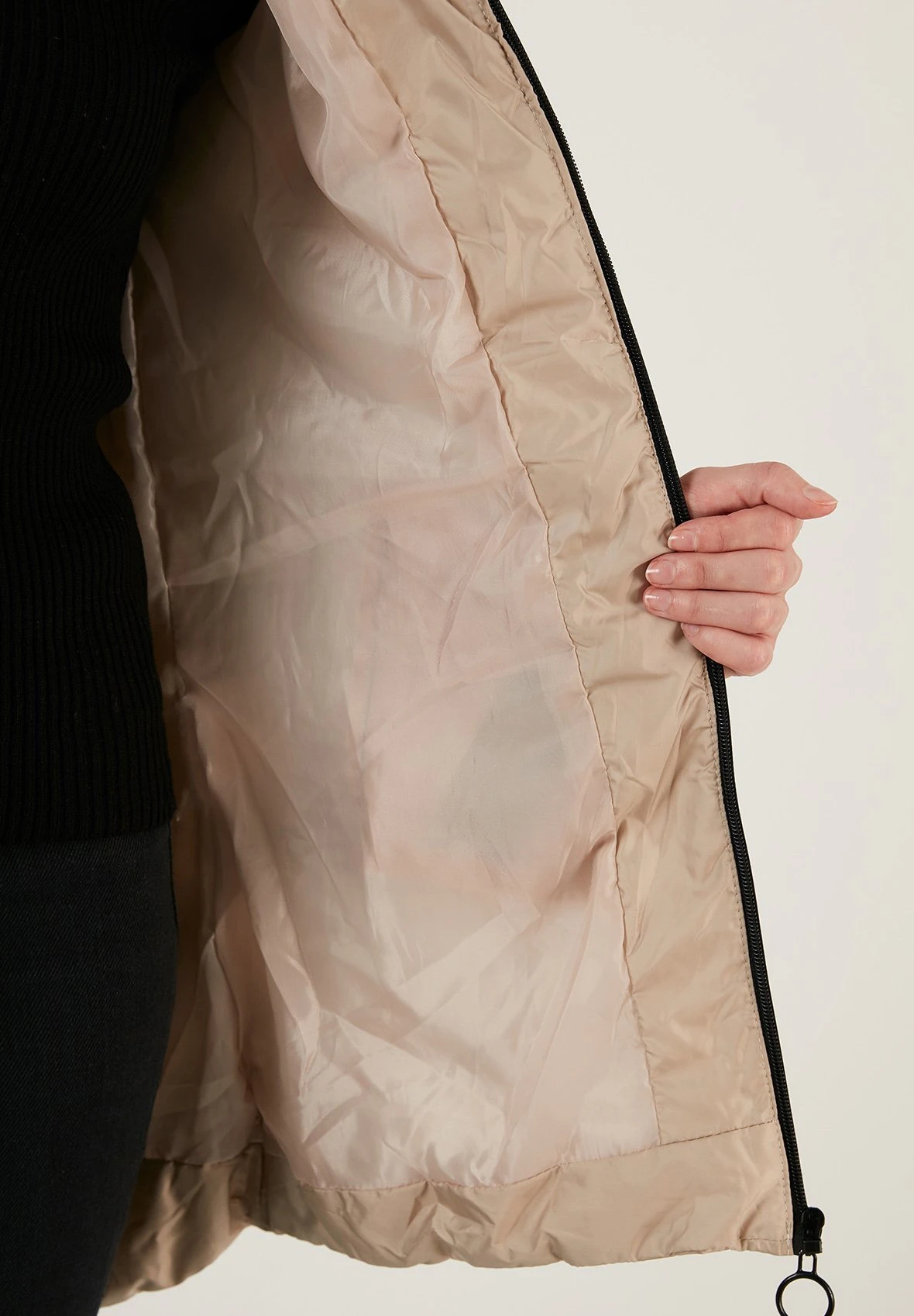 LELA Slim Fit - Winterjas - Stone 6 LELA Slim Fit - Winterjas - Stone - Afbeelding 4