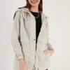 LELA Regular Fit - Parka - Stone -Stijl Verkoop 6f9276cf93904626b4bb9562a36b482d