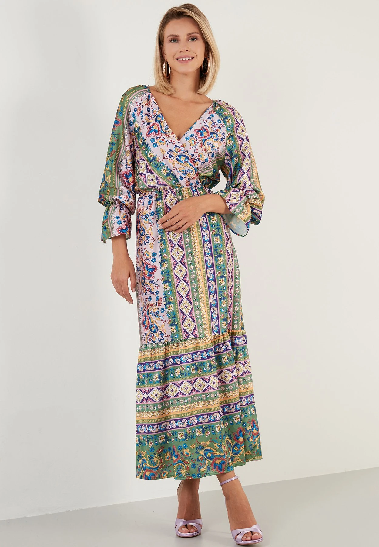 LELA Regular Fit - Maxi-Jurk - Pink 7 LELA Regular Fit - Maxi-Jurk - Pink - Afbeelding 5