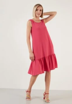 LELA Regular Fit- Jurk - Fuchsia 11 LELA Regular Fit- Jurk - Fuchsia -Stijl Verkoop 7302b94941fb4d73b6ff7848ef233c1b