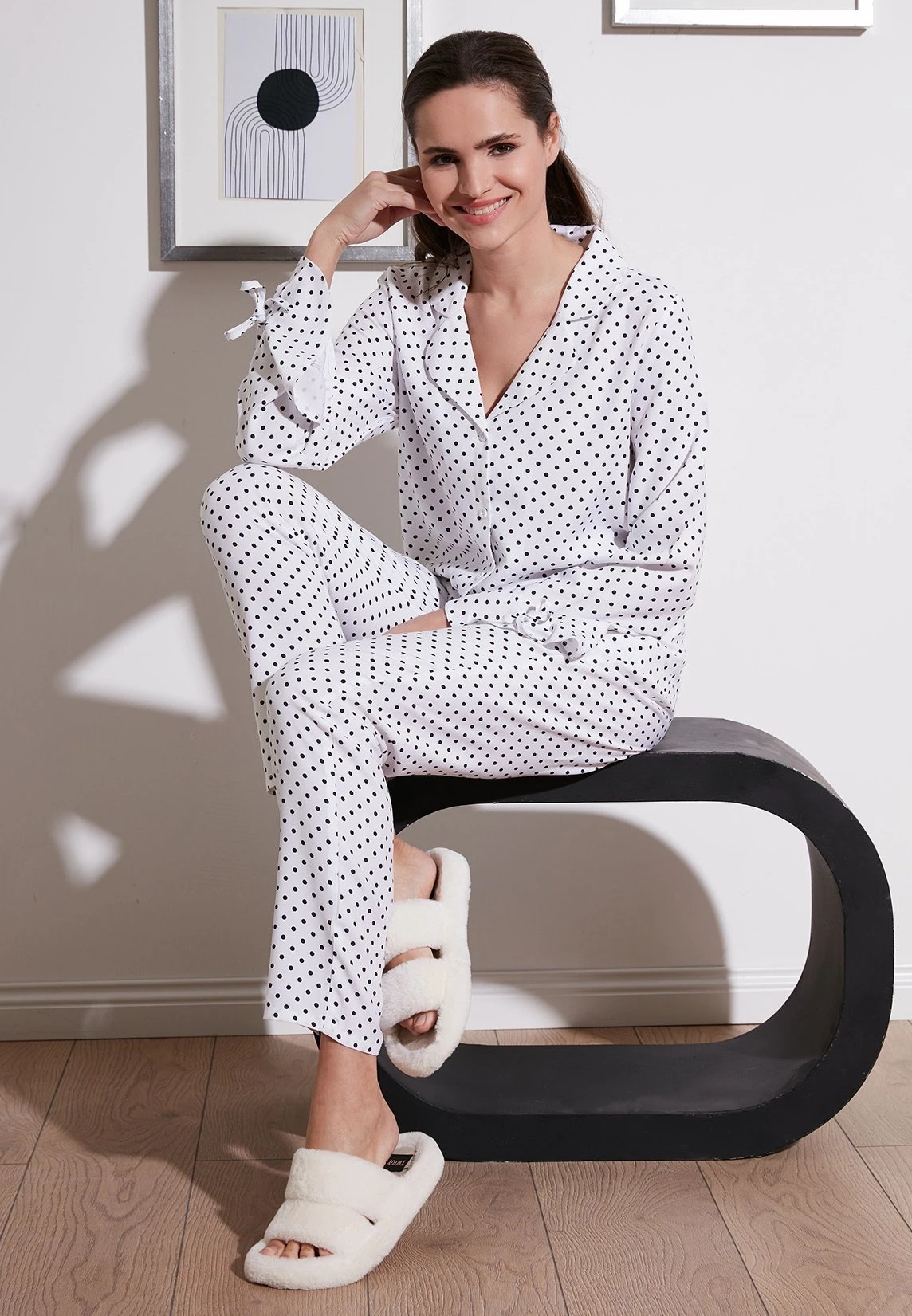 LELA Regular Fit - Pyjama - White 6 LELA Regular Fit - Pyjama - White - Afbeelding 4