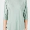 LELA Crew Neck- Longsleeve - Almond Green -Stijl Verkoop 741a7e0d20c44d93a0c989bb3d78475f