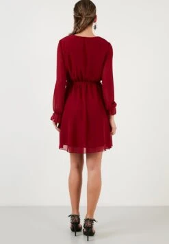 LELA Mini- Jurk - Bordeaux 12 LELA Mini- Jurk - Bordeaux -Stijl Verkoop 74d1d23a325f46848303e7459e248be2