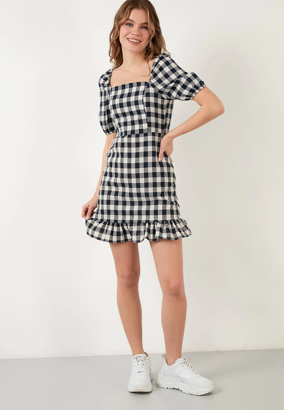 LELA Slim Fit - Jurk - Navy Blue 5 LELA Slim Fit - Jurk - Navy Blue - Afbeelding 3