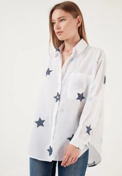 LELA Loose Fit - Overhemdblouse - Dark Blue -Stijl Verkoop 778975d41fca4cad95d3c4053072ee74