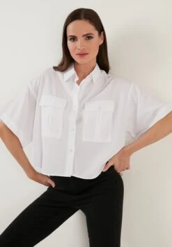 LELA Loose Fit - Overhemdblouse - White -Stijl Verkoop 77b58d8f978f44dc98f7c8d5c8359c34