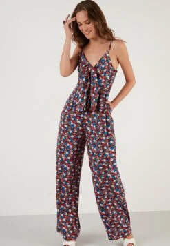 LELA Regular Fit - Jumpsuit - Blue -Stijl Verkoop 7823c322228f4ff1b793ecb53c18b847