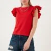 LELA T-Shirt Print - Red 2 LELA T-Shirt Print - Red -Stijl Verkoop 785b4746dbdd4710b3bb26d65025d406