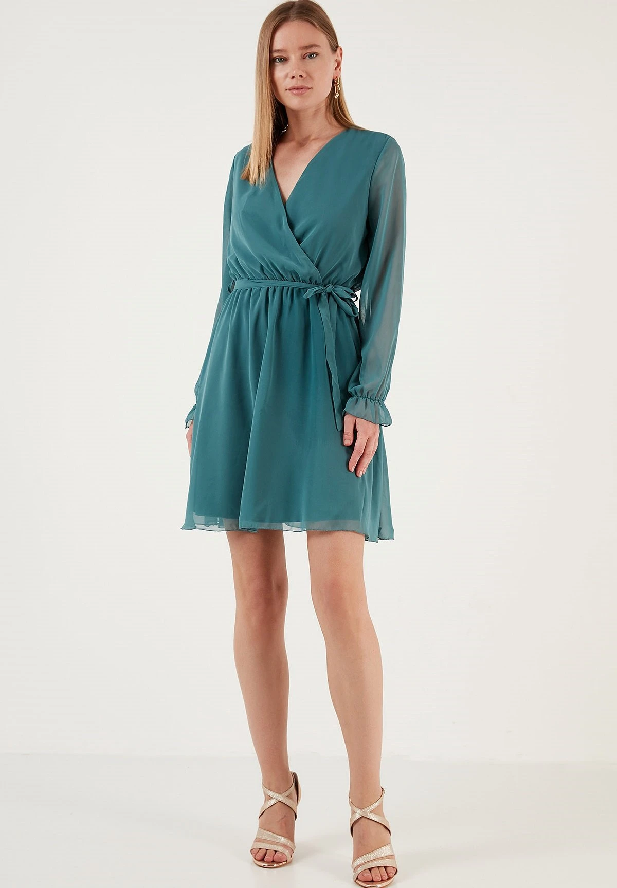 LELA Mini- Jurk - Mint 4 LELA Mini- Jurk - Mint - Afbeelding 2