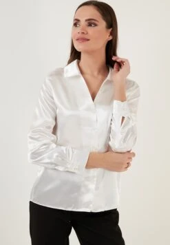 LELA Regular Fit - Overhemdblouse - Ecru -Stijl Verkoop 79490a2e679941728fb9b39d27c2d017