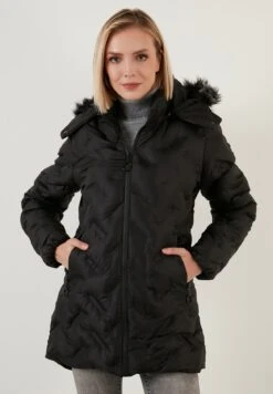 LELA Slim Fit - Winterjas - Black