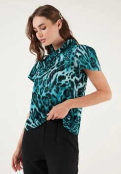 LELA Regular Fit - Blouse - Blue -Stijl Verkoop 7cd4f659062e459d9a427f1a74cf2f37