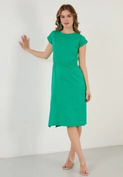 LELA Short Sleeve Midi - Jurk - Benetton Color 9 LELA Short Sleeve Midi - Jurk - Benetton Color -Stijl Verkoop 7d6c32ea151f4d3cafba612698aacee0