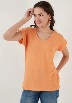 LELA Regular Fit - Blouse - Light Orange -Stijl Verkoop 7fbcf93c179f42caba4afef47aa5bc04