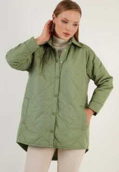LELA Loose Fit - Winterjas - Light Green -Stijl Verkoop 80eddec1b3b6496bbeebecb6cee6aec5