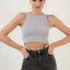LELA Top - Grey -Stijl Verkoop 8136207a19ab4e56a877e43bccd841e3