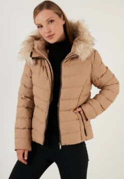 LELA Inflatable- Winterjas - Light Brown -Stijl Verkoop 81ff65f9a2274cdd88fe894fe8640ffe