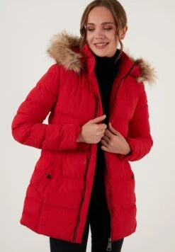 LELA Slim Fit - Winterjas - Red -Stijl Verkoop 839497d0905e43708165b7e39661f122