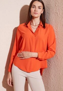 LELA Overhemdblouse - Orange -Stijl Verkoop 83c42ea08ac44ad385dc321e9d46a3ee