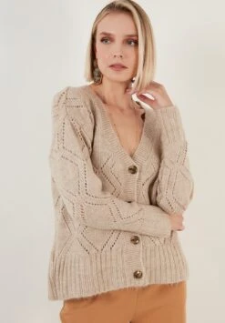 LELA Regular Fit - Vest - Beige -Stijl Verkoop 84175d2c46e54622802c6394a33a5bb0