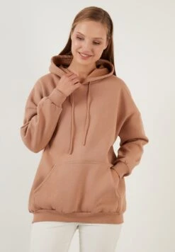 LELA Regular Fit - Hoodie - Biscuit Color -Stijl Verkoop 84560a8462ca43c7ba7bb80d410fe050