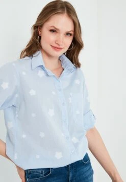 LELA Regular Fit- Overhemdblouse - Blue -Stijl Verkoop 84c87e361b5d49789c26ede081fe55fe