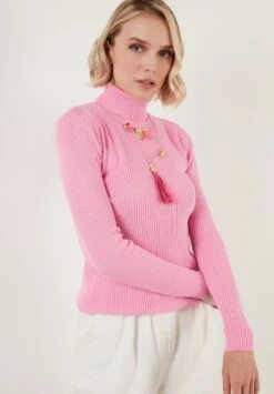 LELA Regular Fit - Trui - Pink -Stijl Verkoop 8506853924e943dcadf50b0c6a161754