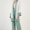 LELA Two Piece Set - Regular Fit - Halflange Jas - Mint -Stijl Verkoop 8543c4de277347ce903c5a45521b7eb9