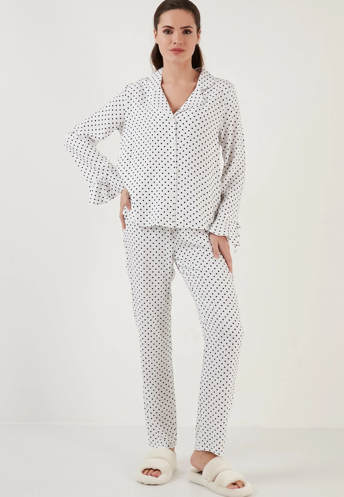 LELA Regular Fit - Pyjama - White 4 LELA Regular Fit - Pyjama - White - Afbeelding 2