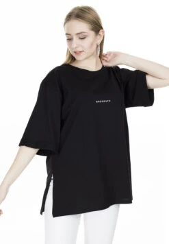 LELA Loose Fit - T-Shirt Print - Black -Stijl Verkoop 85d01be3301b4f79b17fab3708ed35c1