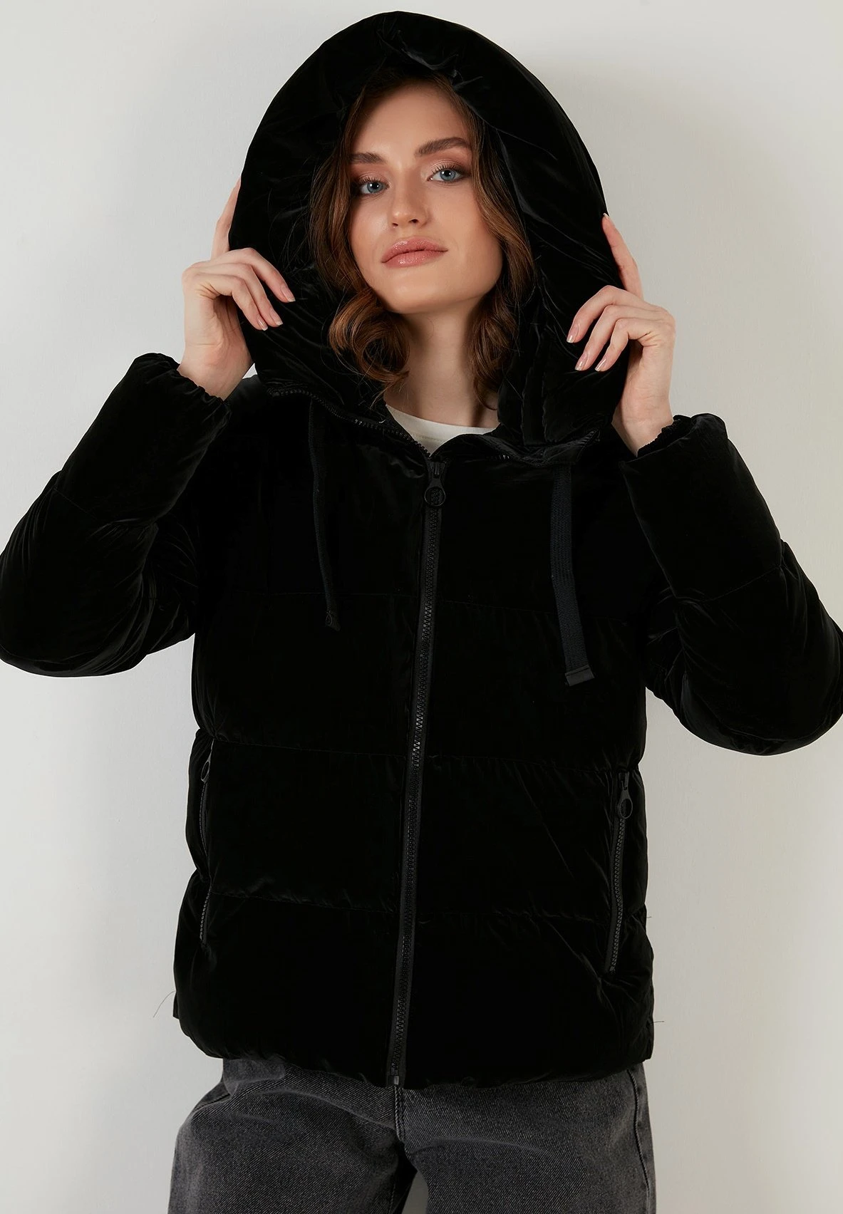 Lela Hooded Puffer Flame - Winterjas - Black 6 Lela Hooded Puffer Flame - Winterjas - Black - Afbeelding 4