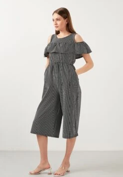 LELA Slim Fit - Jumpsuit - Black -Stijl Verkoop 86e6a9ba250147ea8a00fdd3cf498554