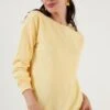 LELA Regular Fit - Sweater - Yellow -Stijl Verkoop 86e6fd78bb7441e78a81e1547be27b93