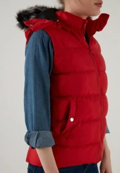 LELA Slim Fit - Bodywarmer - Red -Stijl Verkoop 871e9751f3b6410a927a0e3148fd4e64