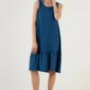 LELA Regular Fit- Jurk - Indigo