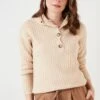 LELA Trui - Beige -Stijl Verkoop 888db49d583b463a826ab9a20a830635