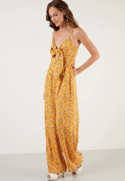 LELA Regular Fit - Jumpsuit - Yellow -Stijl Verkoop 88ec81ad9d19483e9669cd642288dbe8