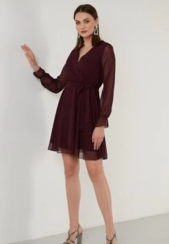 LELA Mini- Jurk - Purple 9 LELA Mini- Jurk - Purple -Stijl Verkoop 89518ee969f44ebfb4428b300136144f