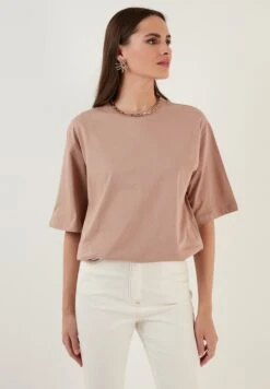 LELA Loose Fit - T-Shirt Basic - Biscuit 11 LELA Loose Fit - T-Shirt Basic - Biscuit -Stijl Verkoop 8ab832fc6a1e41458152dec98f67c6d4