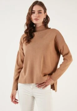 LELA Long Back- Trui - Purple -Stijl Verkoop 8abe571c8a934119a70dbf95dd9b5f94