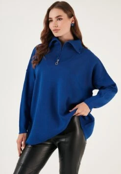 LELA Trui - Royal Blue -Stijl Verkoop 8b02d598a768460f964e57661f950cd0