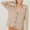 LELA Regular Fit - Vest - Beige -Stijl Verkoop 8c79270ee6d8439686e31eb15f788043